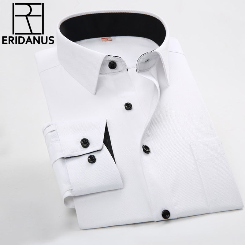 Slim Fit Long Sleeve Business Shirt for Men - gallery