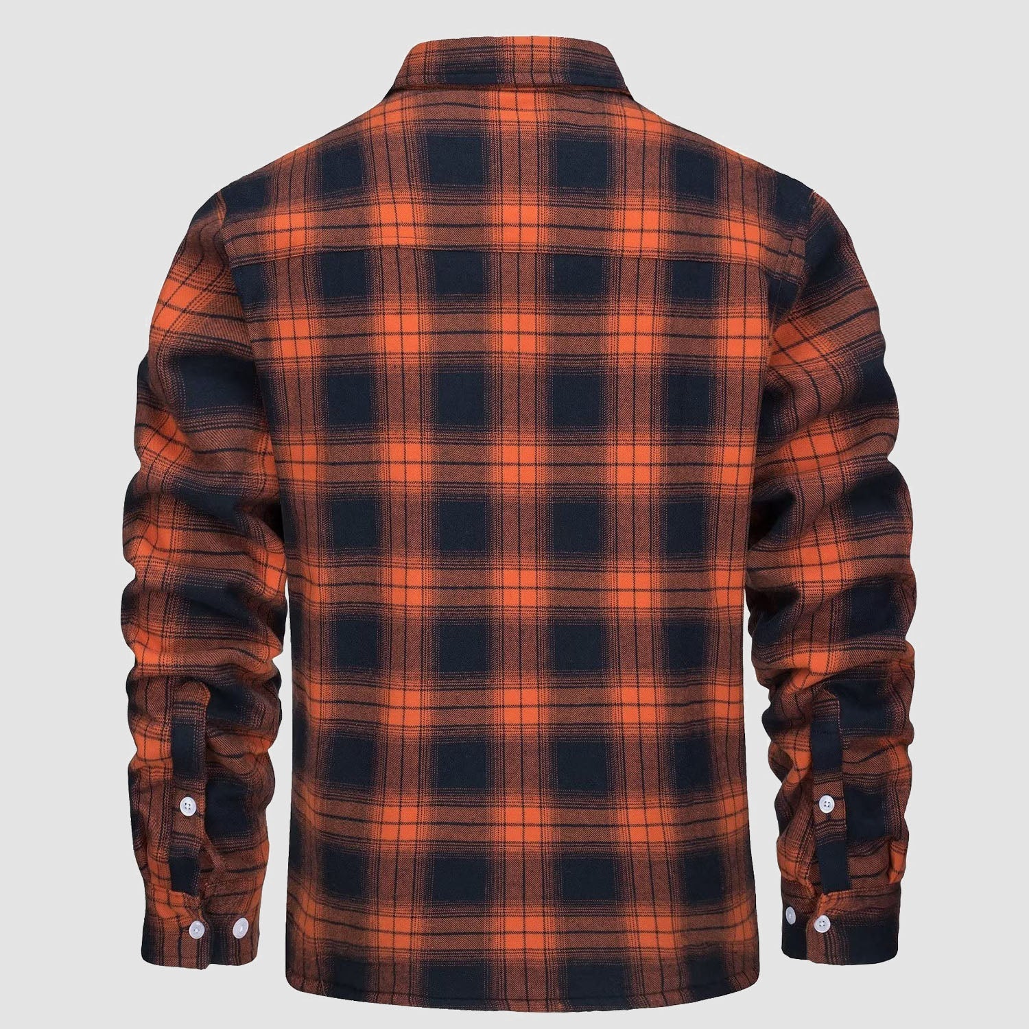 Fleece-Lined Flannel Shirt Jacket for Men - gallery