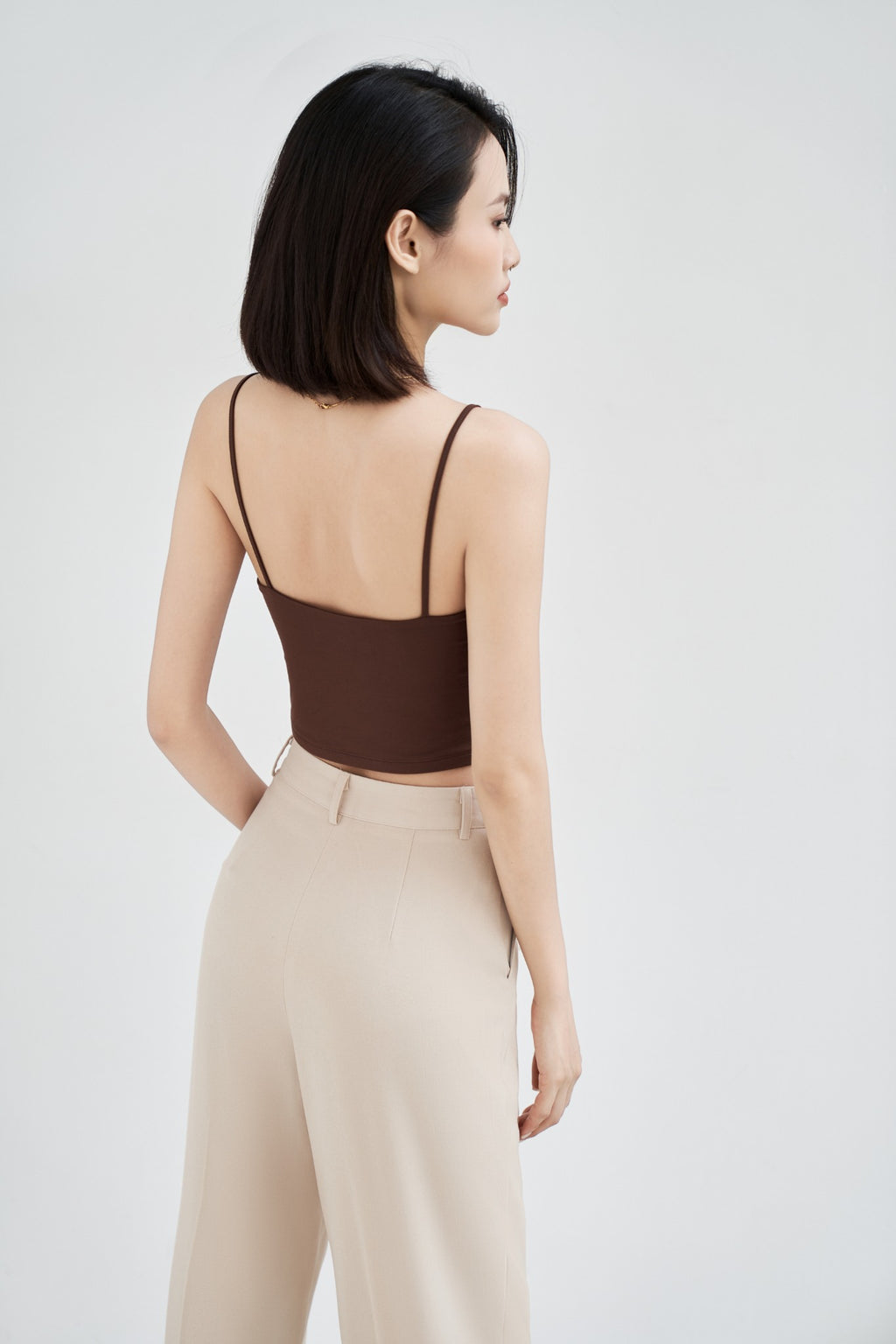Plain Wide-Leg Trousers for Women - gallery
