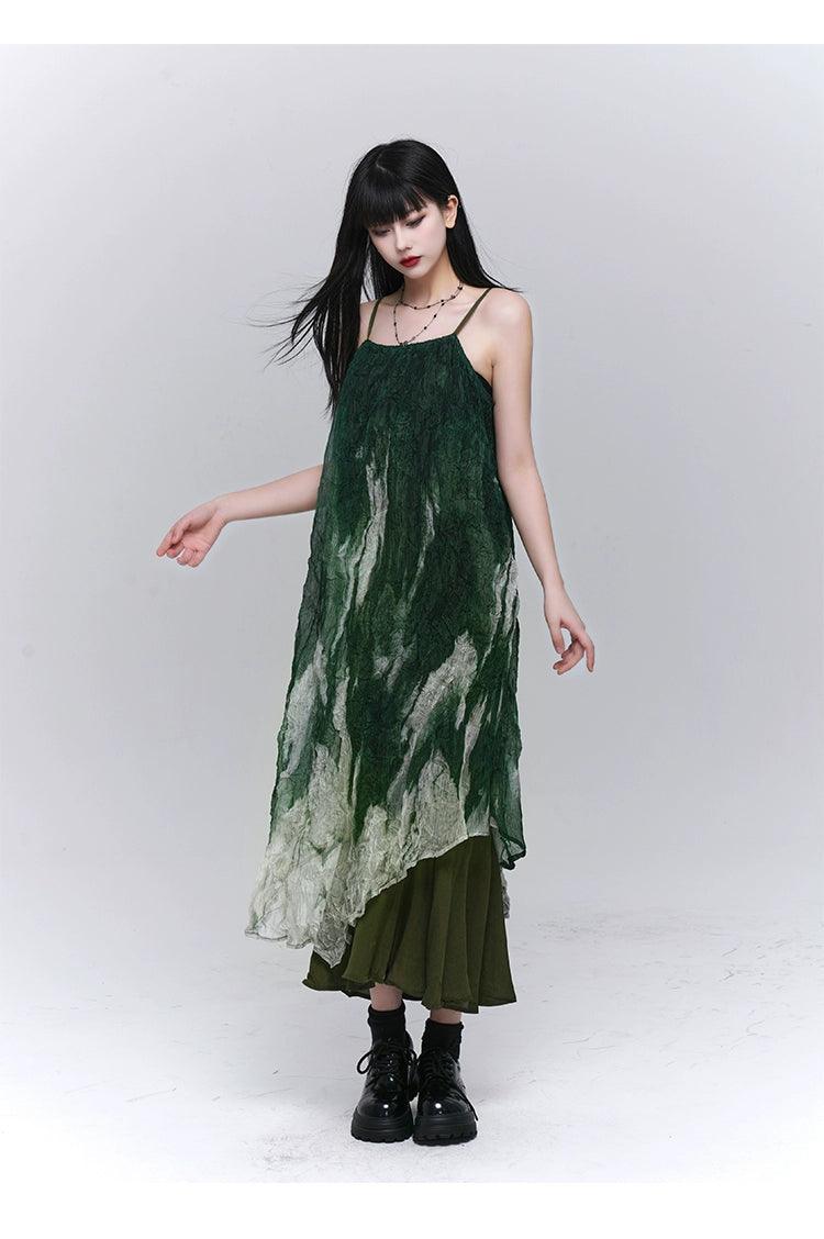 Ladyghost Forest Sprite Layered Maxi Dress for Women - gallery