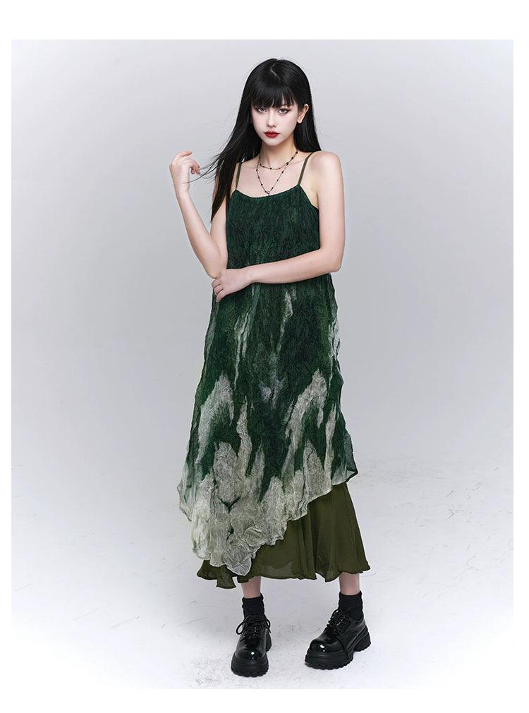 Ladyghost Forest Sprite Layered Maxi Dress for Women - gallery