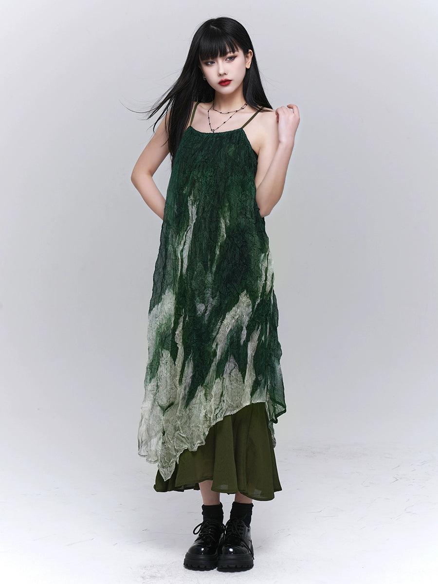 Ladyghost Forest Sprite Layered Maxi Dress for Women - gallery