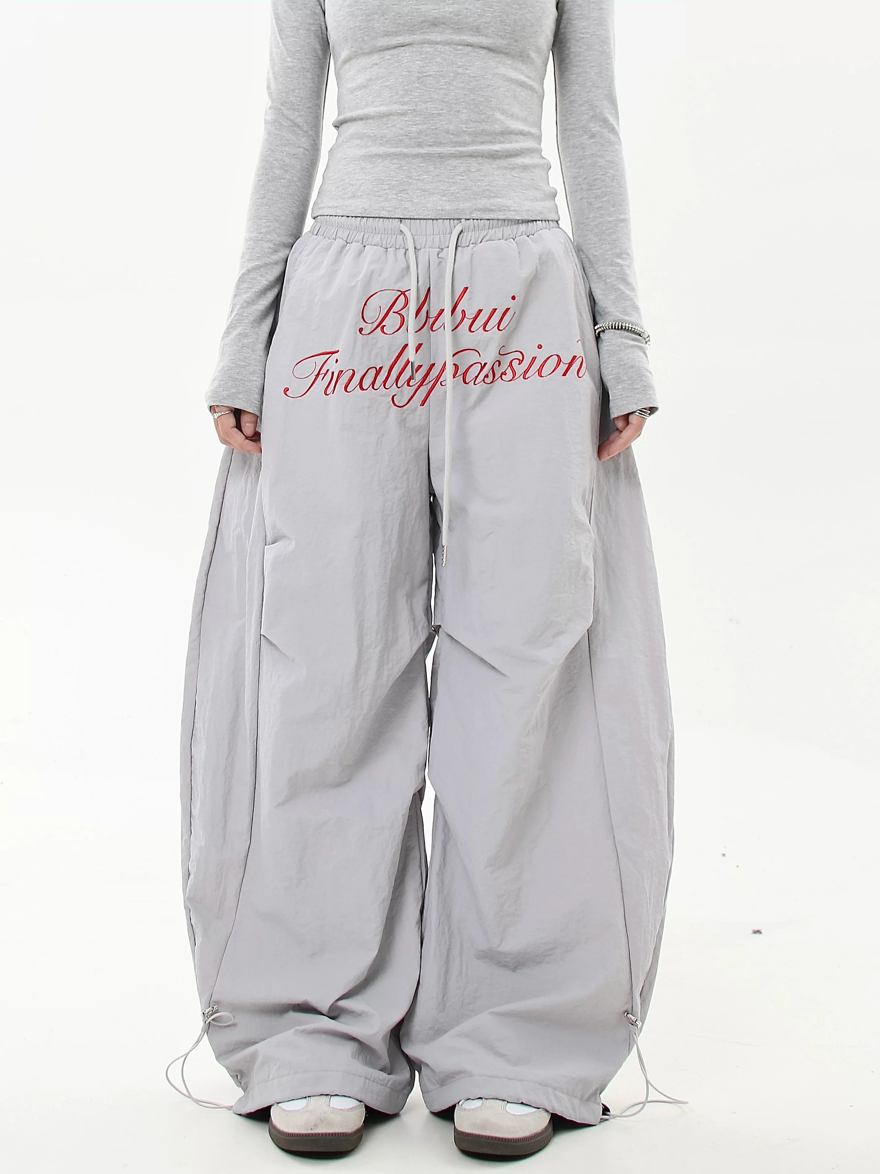 Scripted Devotion Parachute Pants Trousers for Women - gallery