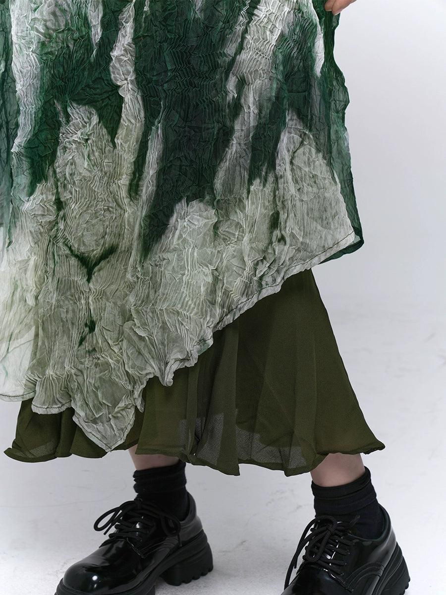 Ladyghost Forest Sprite Layered Maxi Dress for Women - gallery
