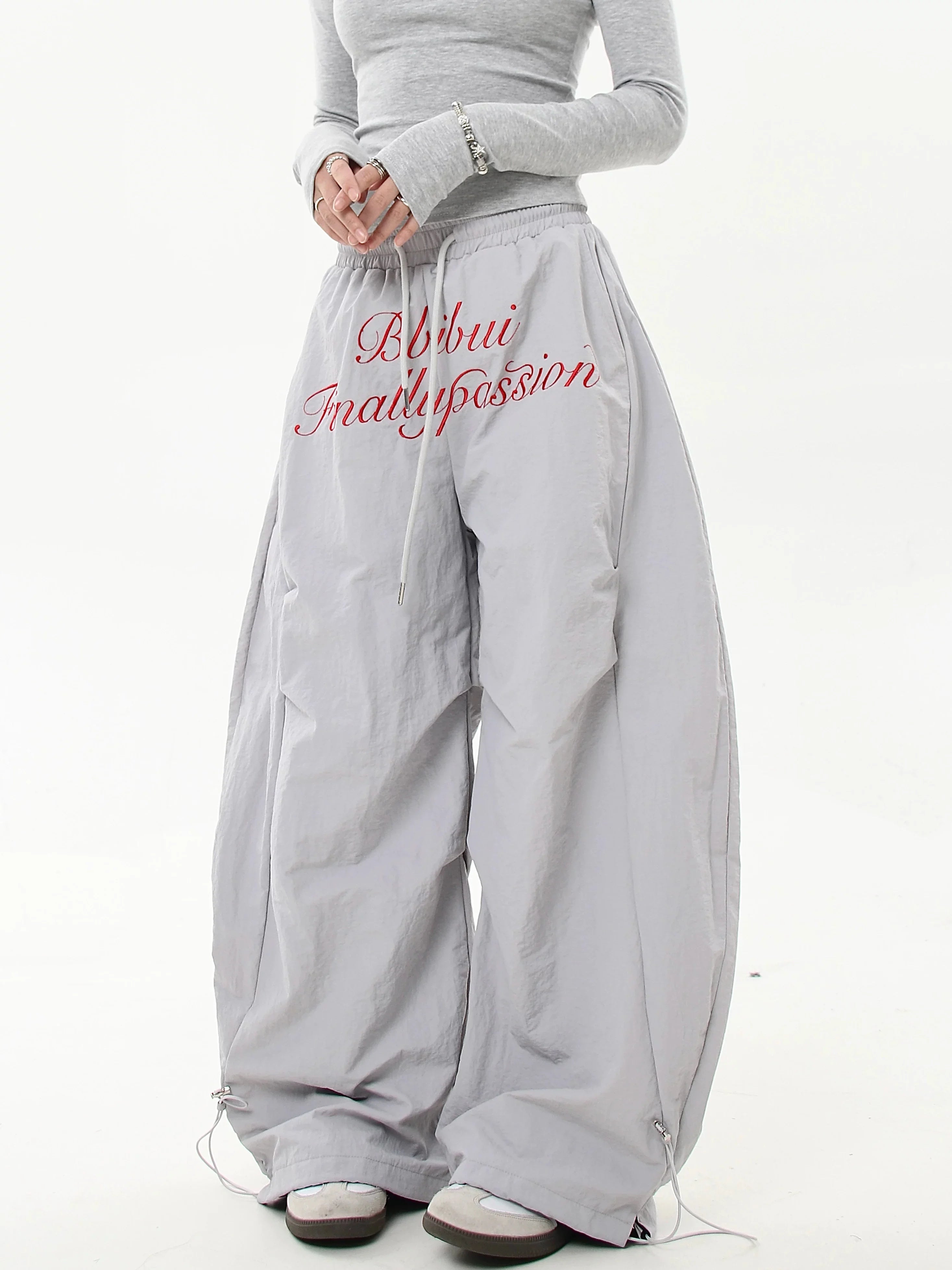 Scripted Devotion Parachute Pants Trousers for Women