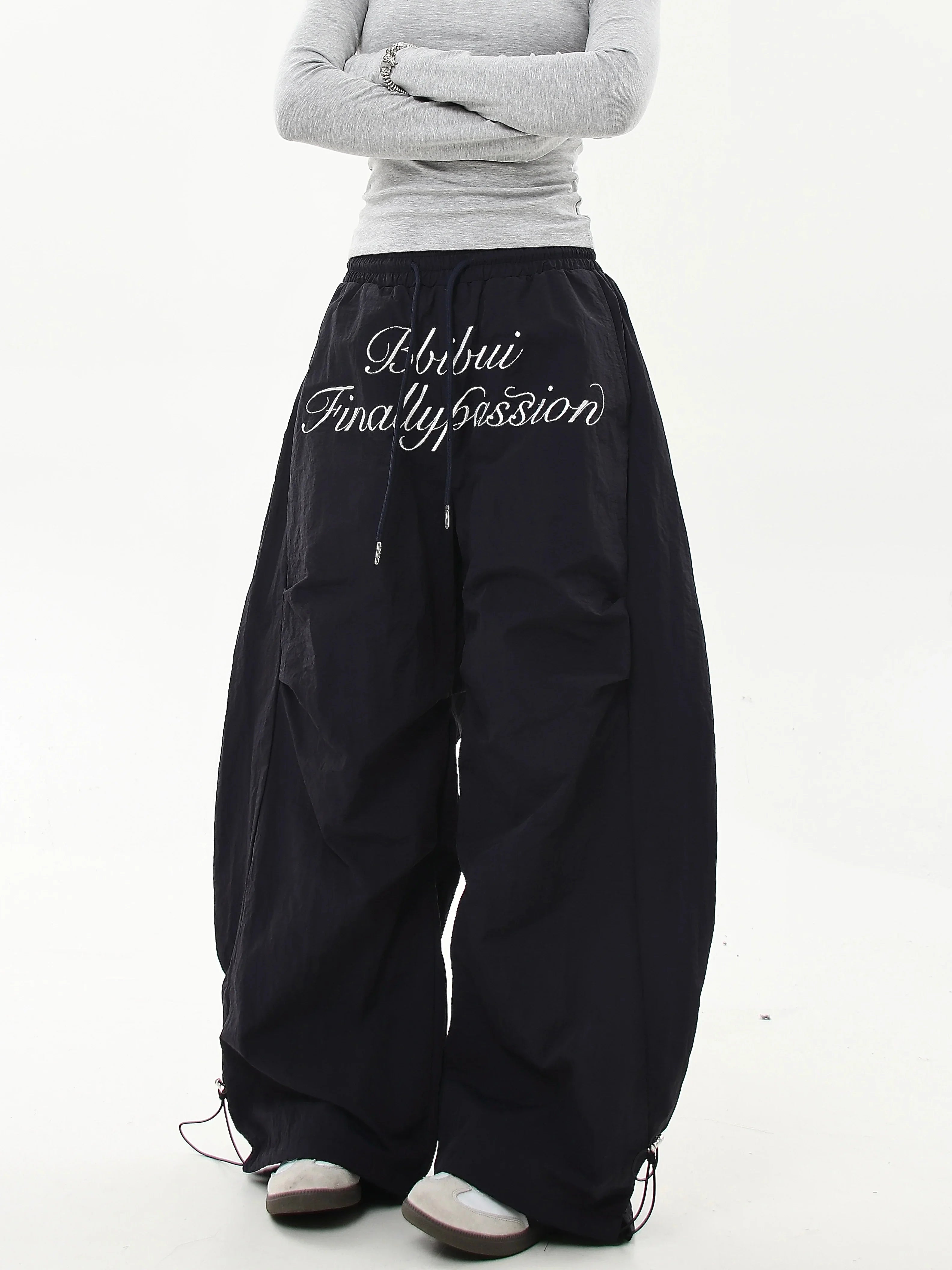 Scripted Devotion Parachute Pants Trousers for Women - gallery