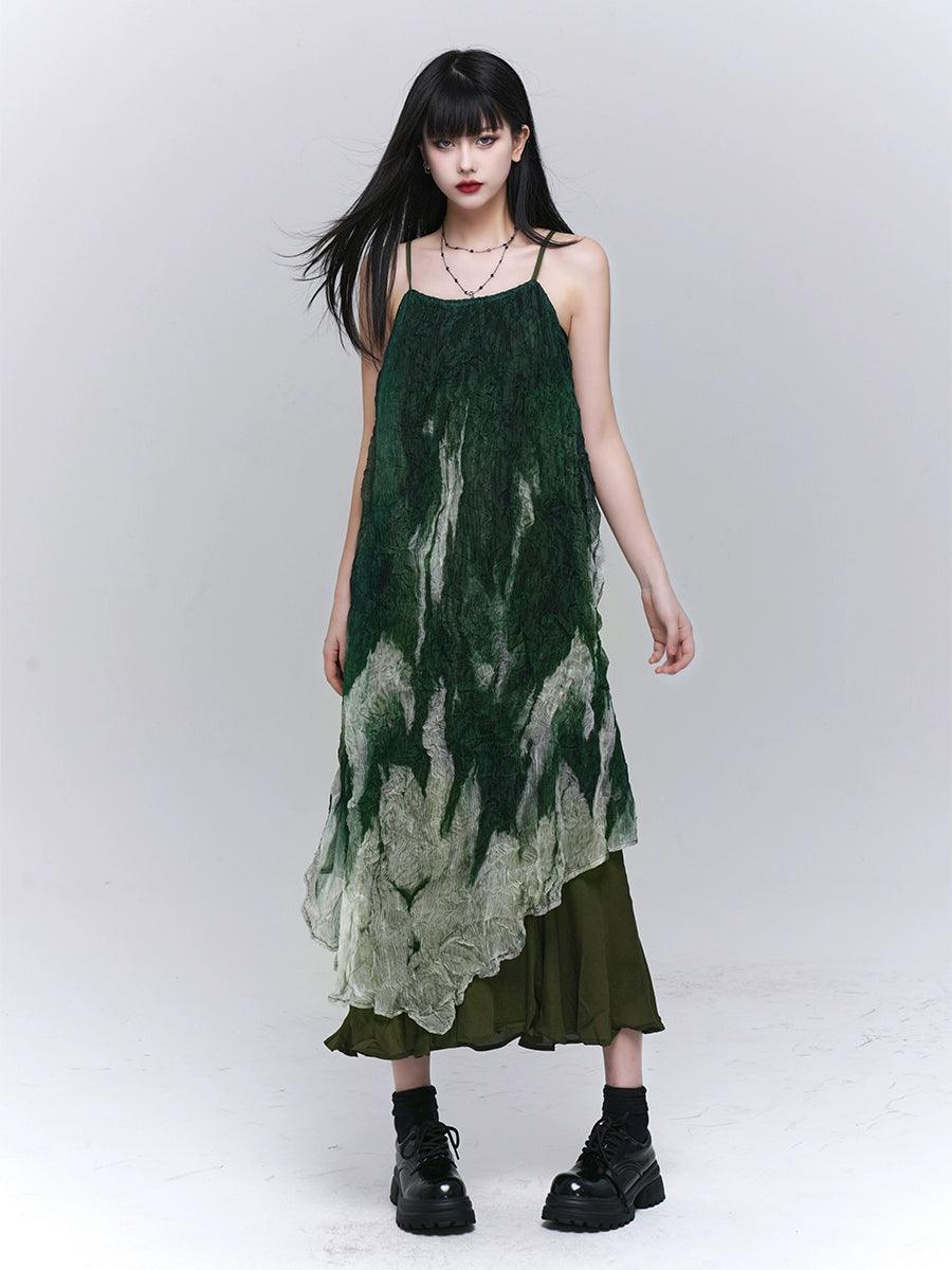 Ladyghost Forest Sprite Layered Maxi Dress for Women - gallery