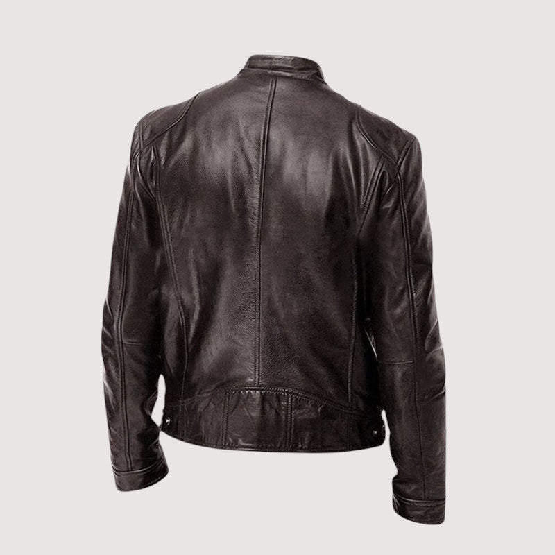 Faux Leather Jacket for Men - gallery