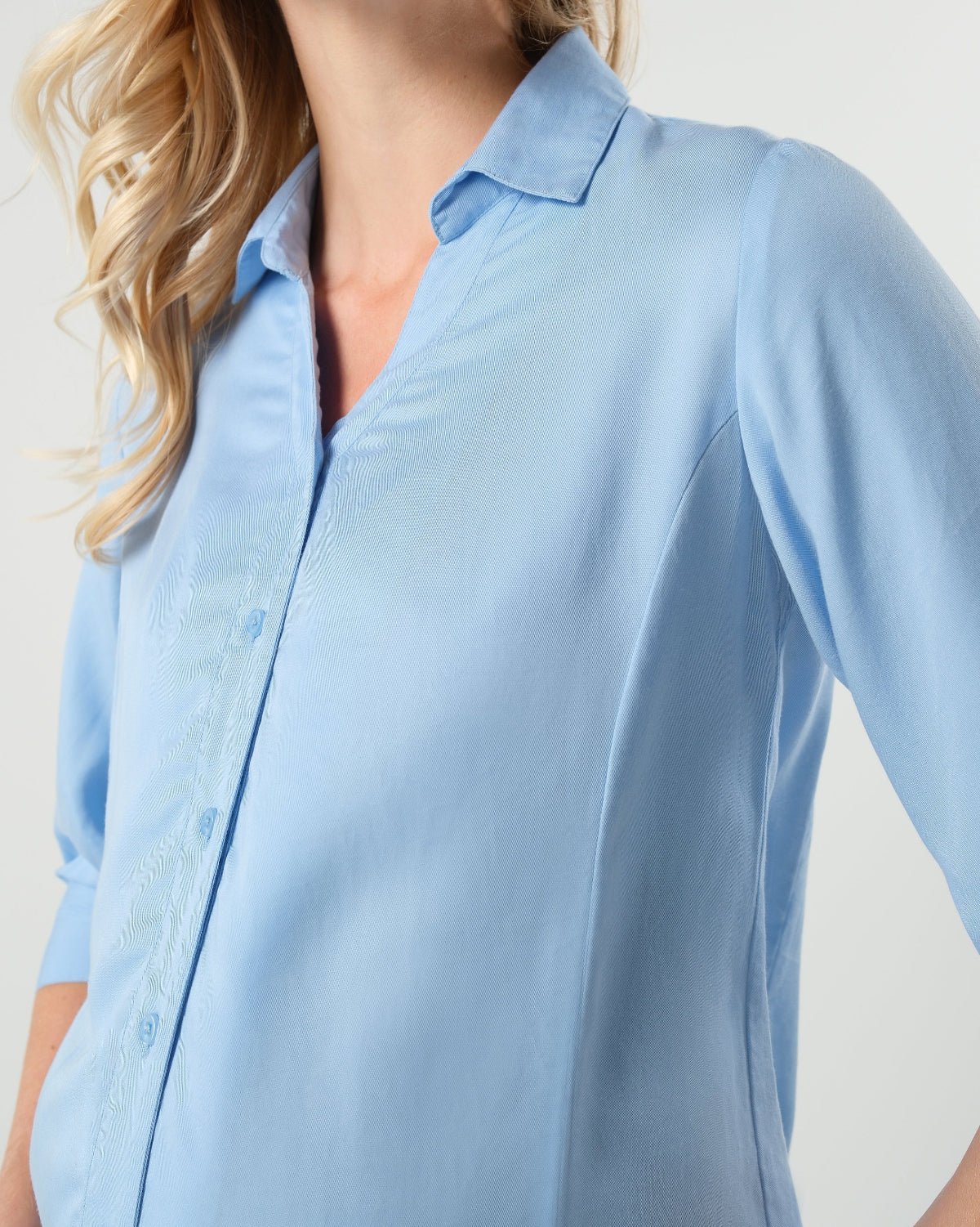 No-Gap Maternity Nursing Button Down Shirt in TENCEL (Regular & Petite) — gallery
