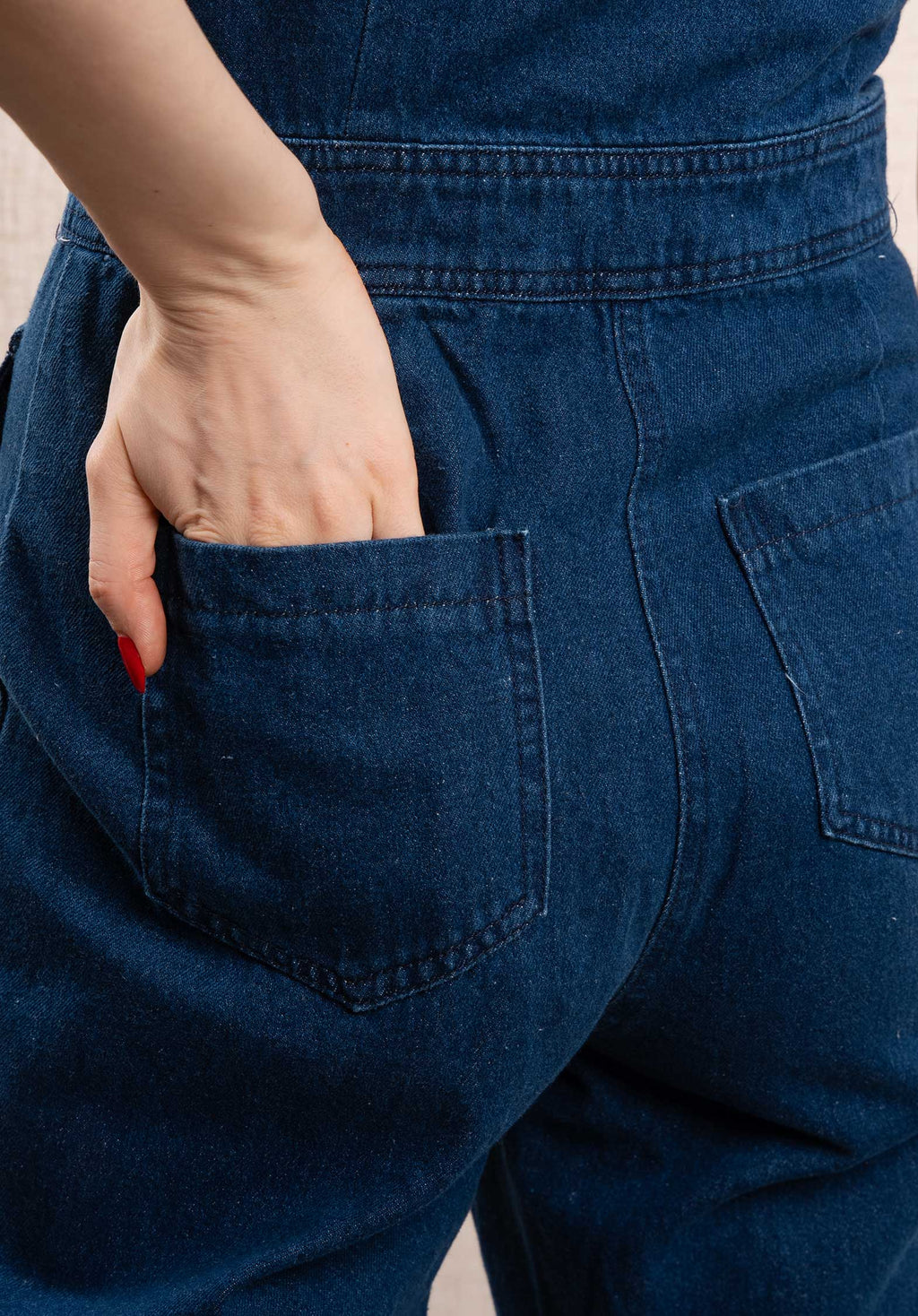 Classic Relaxed Denim Jumpsuit for Women — Everyday Style - gallery