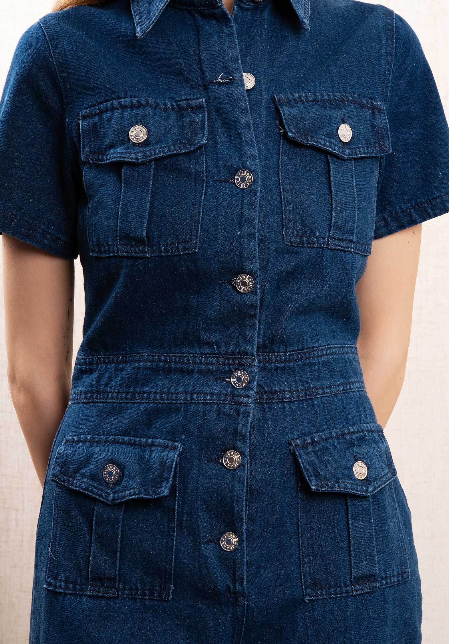 Classic Relaxed Denim Jumpsuit for Women — Everyday Style - gallery