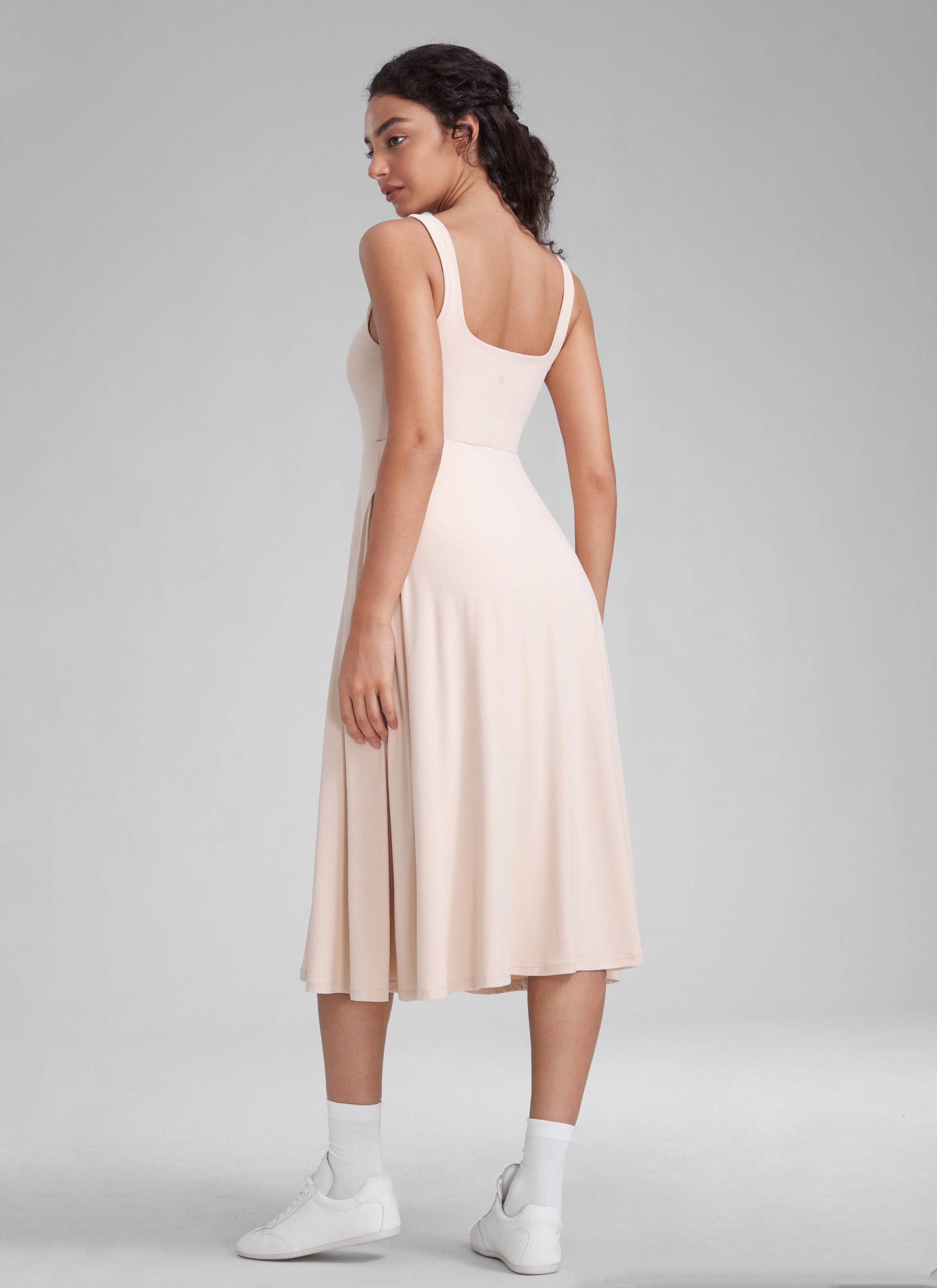 Cloudweight Double Lined Pocket Midi Dress - gallery