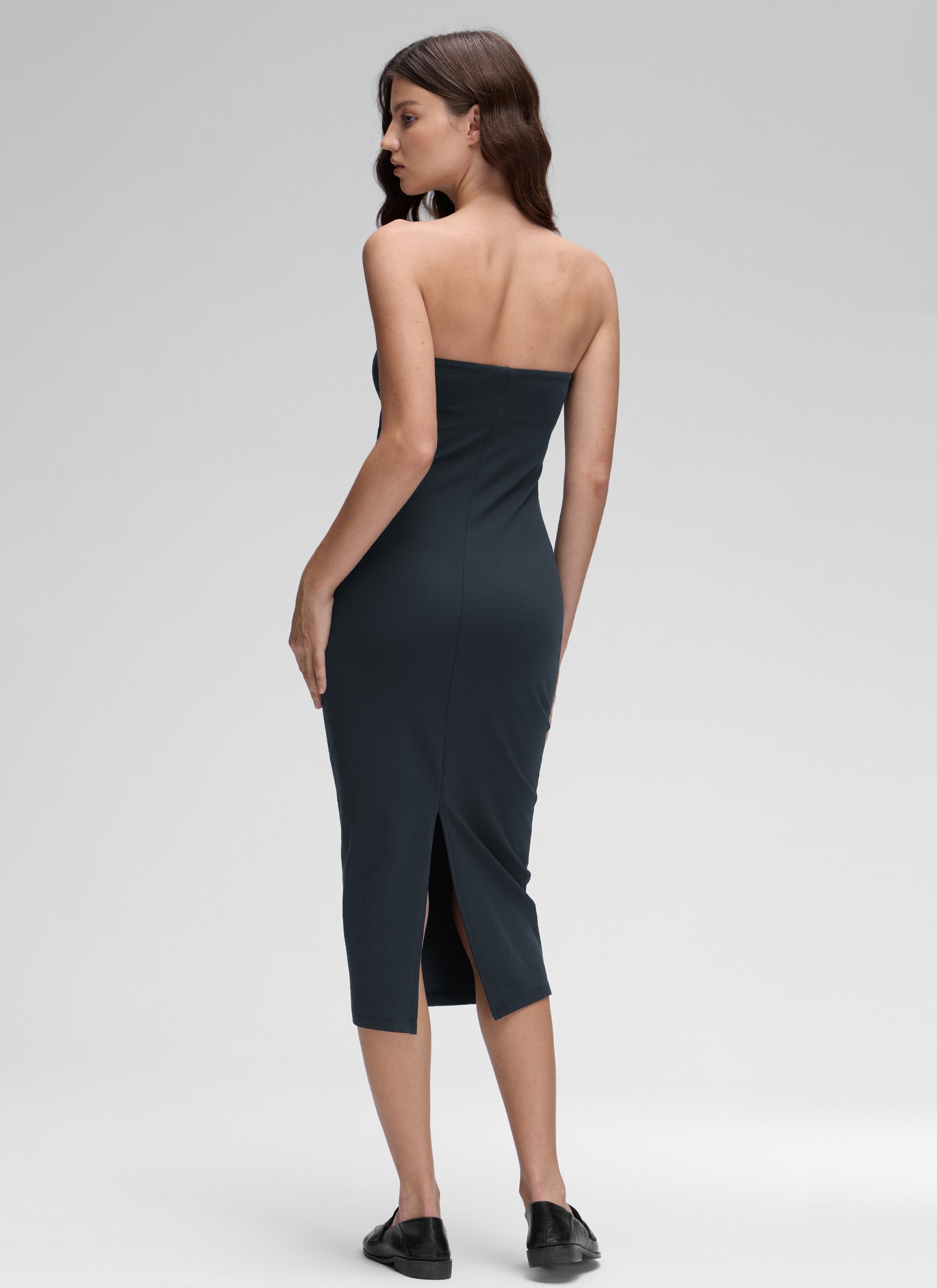 Butterluxe Strapless Bodycon Midi Dress - gallery