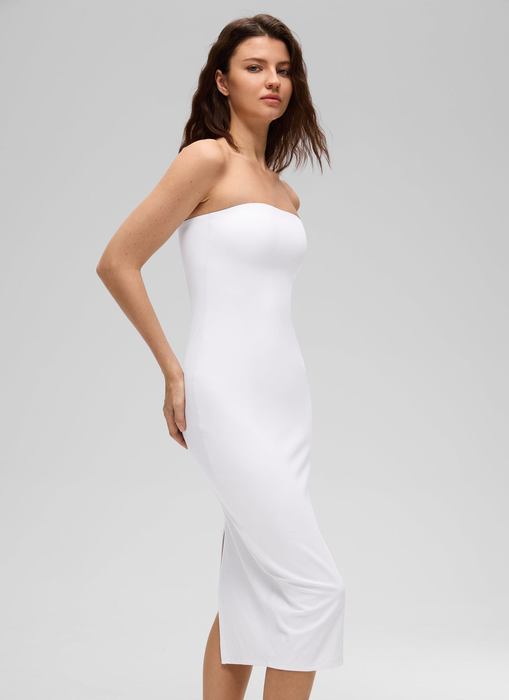 Butterluxe Strapless Bodycon Midi Dress - gallery