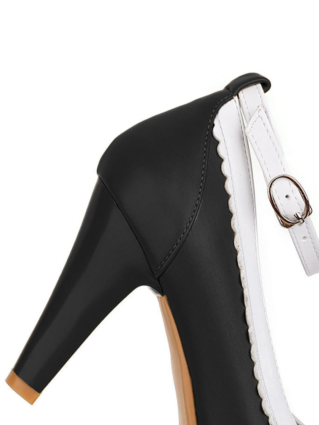 Retro Ankle Strap High Heels Shoes for Women - gallery