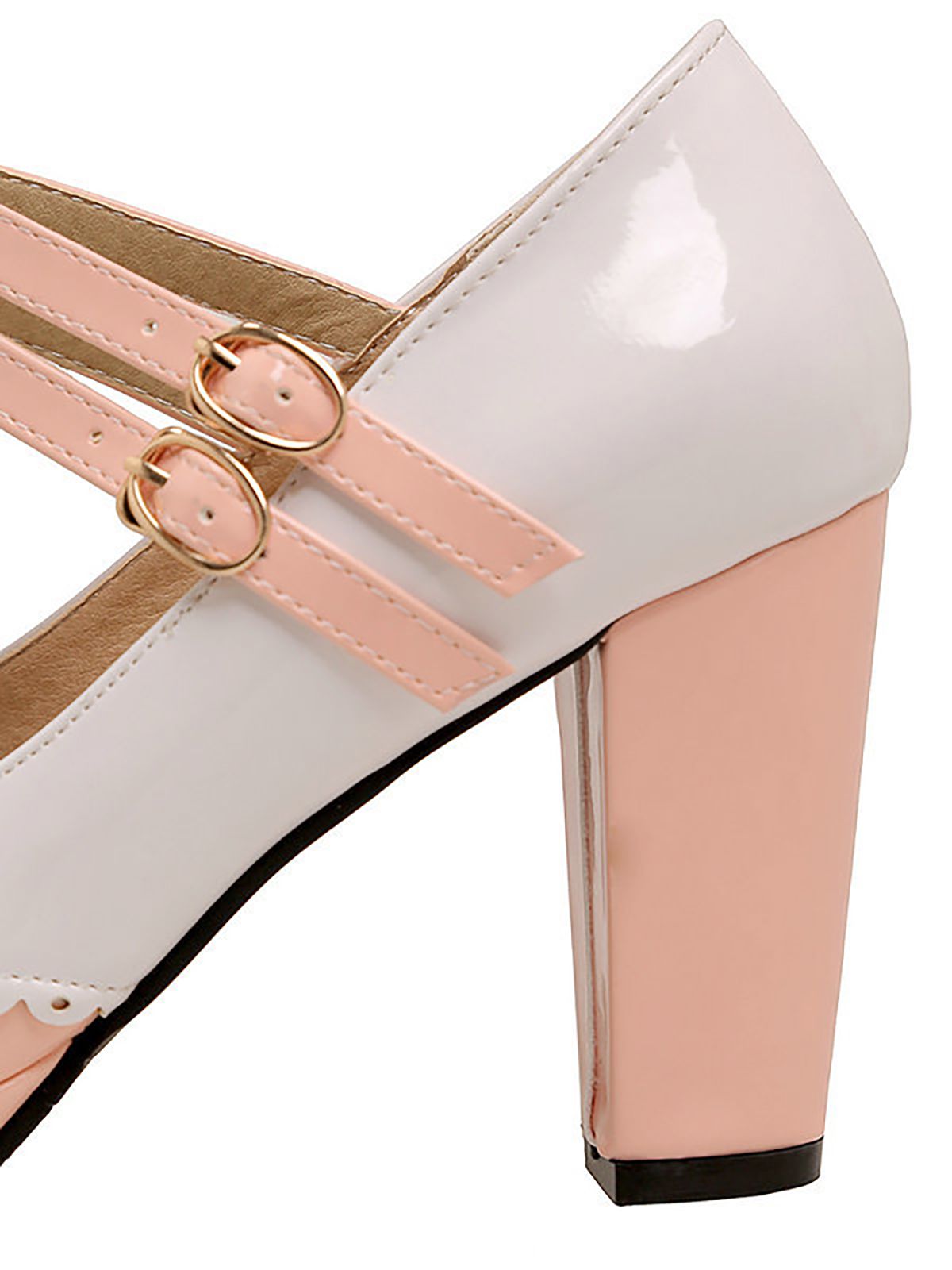 Retro Mary Jane High Heels Shoes for Women - gallery