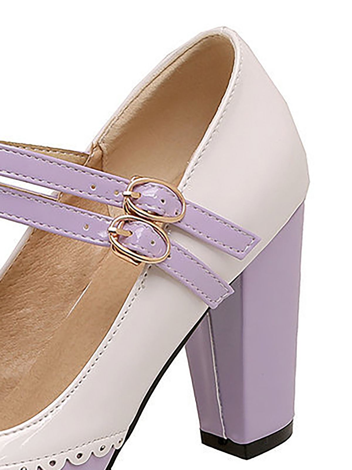 Retro Mary Jane High Heels Shoes for Women - gallery