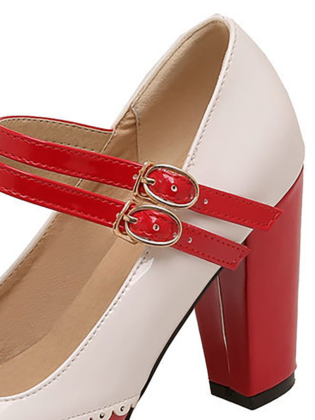 Retro Mary Jane High Heels Shoes for Women - gallery