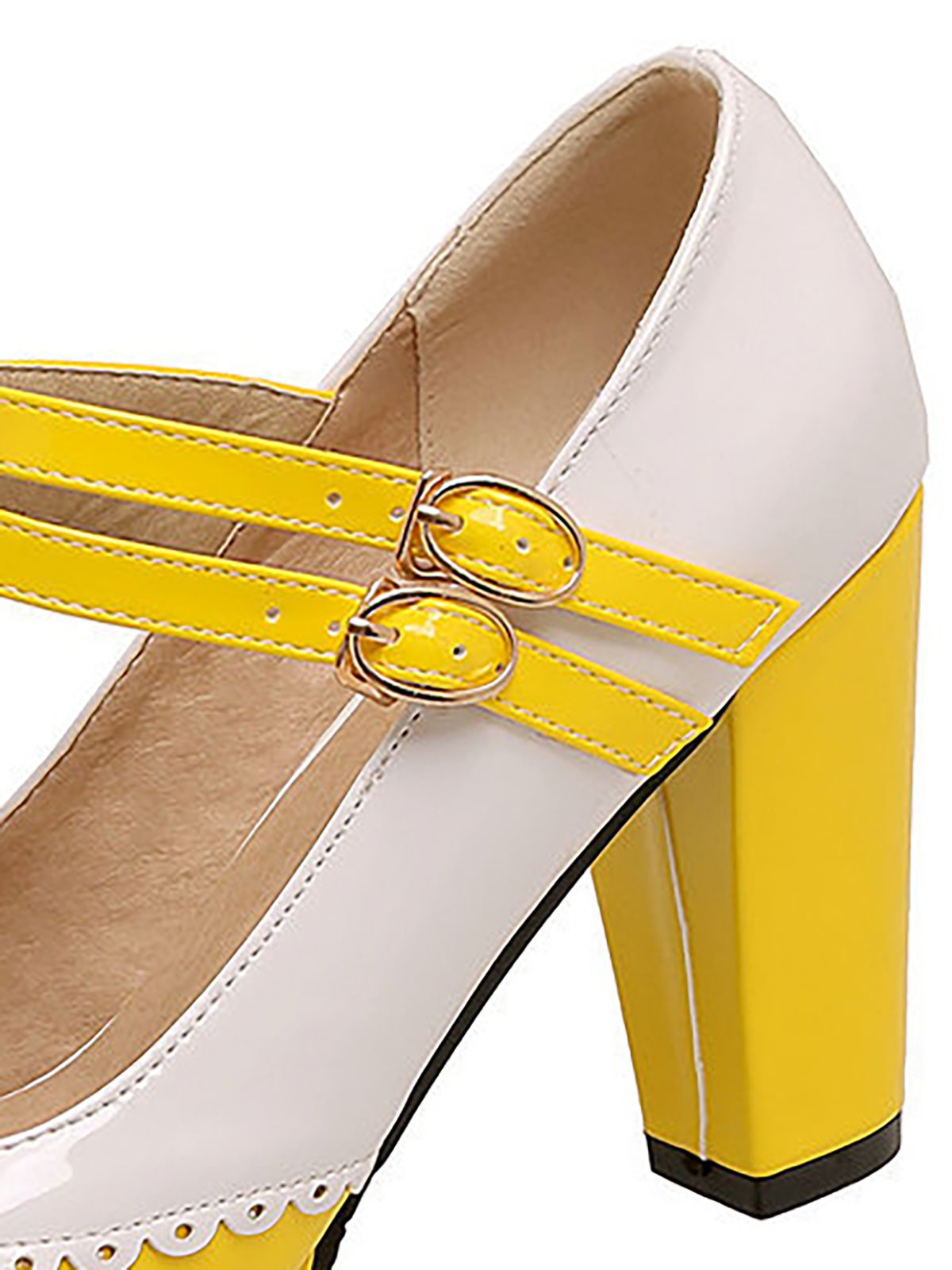 Retro Mary Jane High Heels Shoes for Women - gallery
