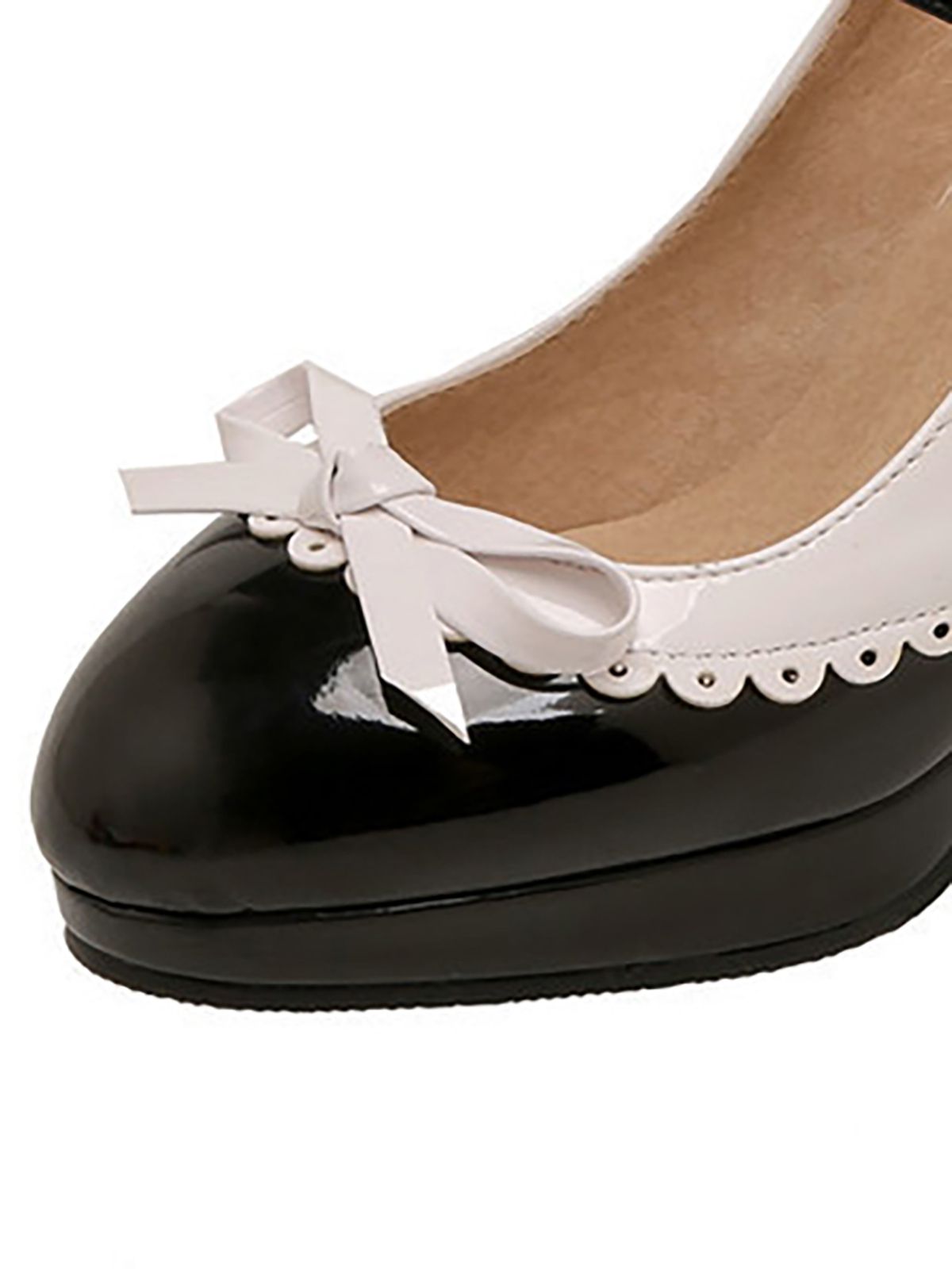 Retro Mary Jane High Heels Shoes for Women - gallery