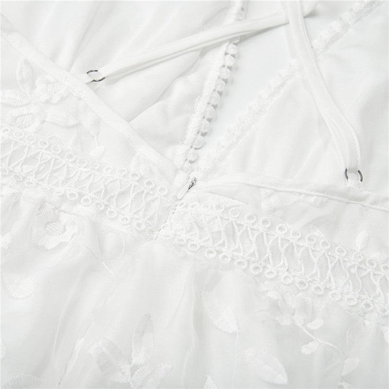 Elegant White Summer Dress