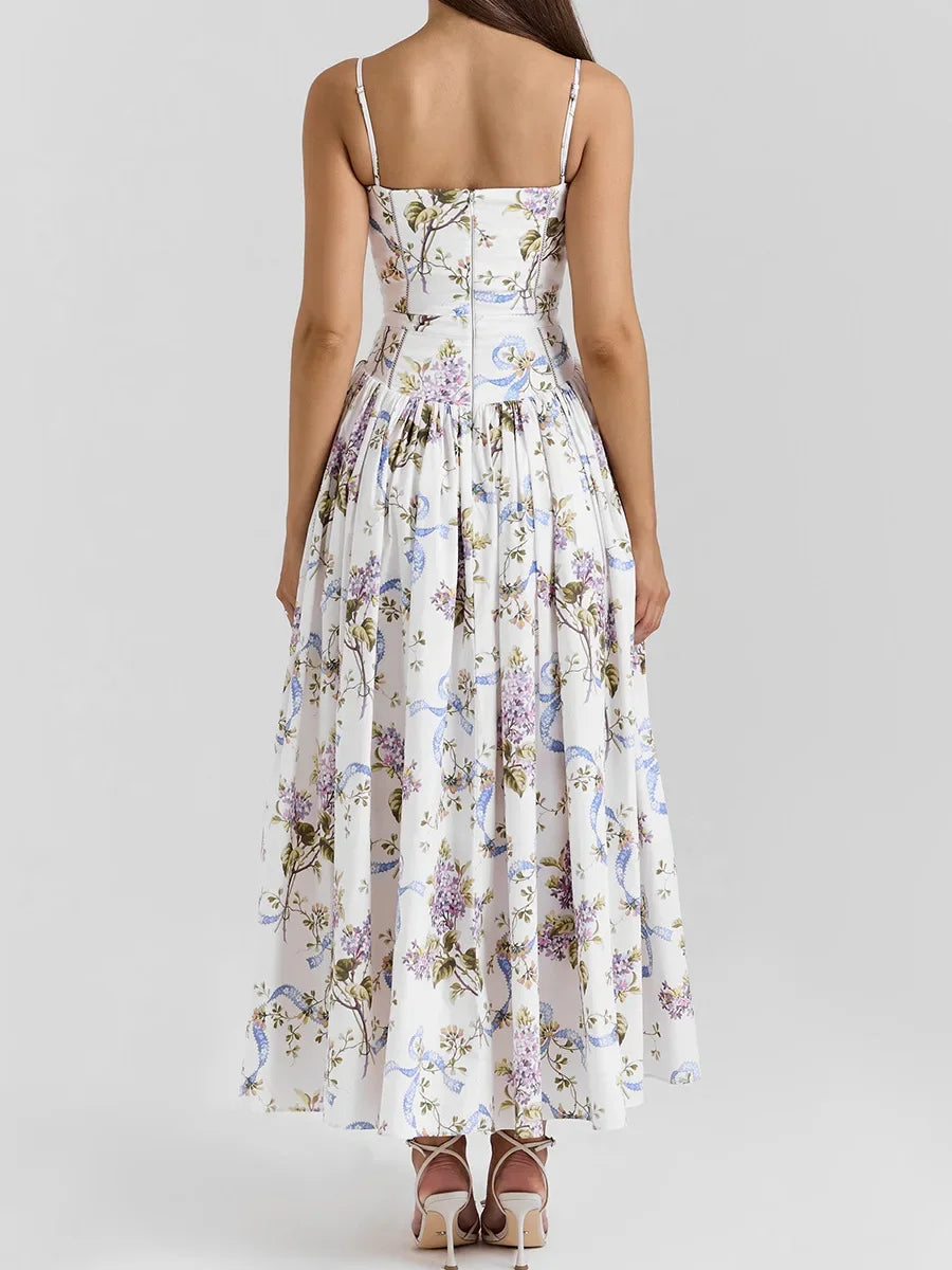 Olivietta's Floral Print Midi Sundress for Women - gallery