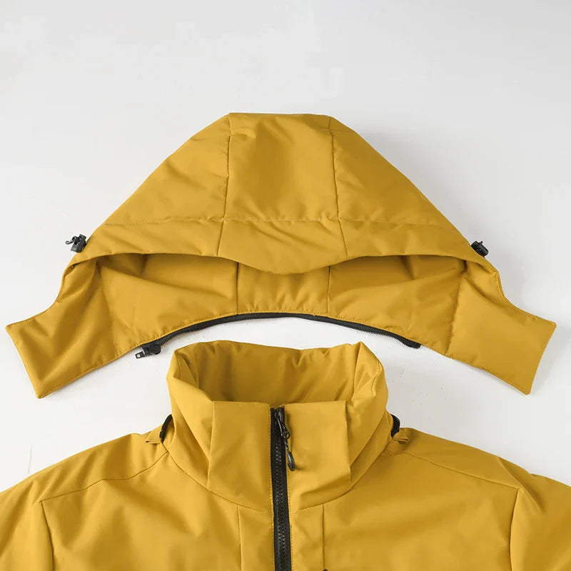 Jnln Waterproof Fleece Jackets, Winter Thermal Windbreaker for Women - gallery