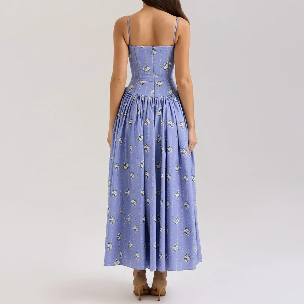 Olivietta's Floral Print Midi Sundress for Women - gallery