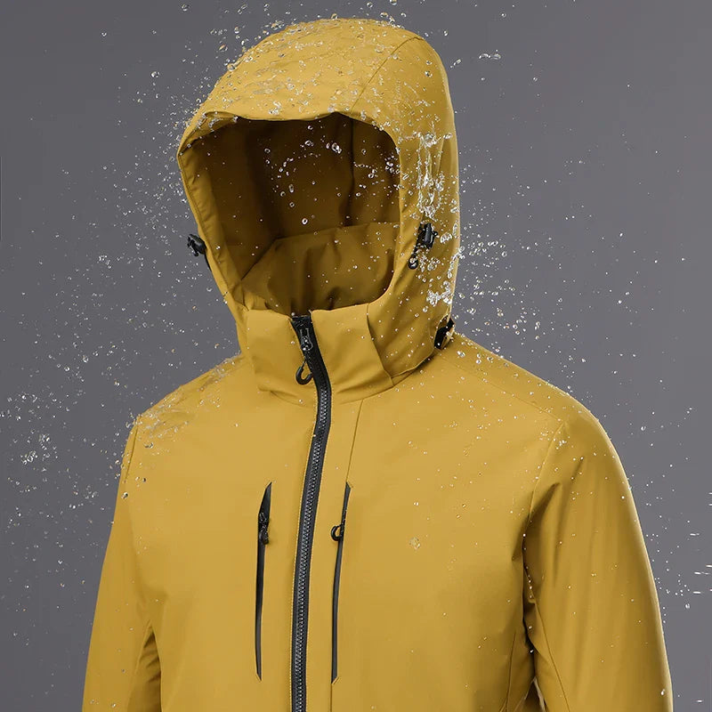 Jnln Waterproof Fleece Jackets, Winter Thermal Windbreaker for Women - gallery