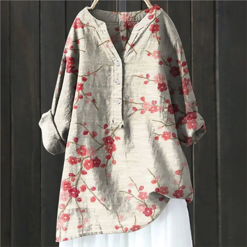 Easygoing Floral Print Top