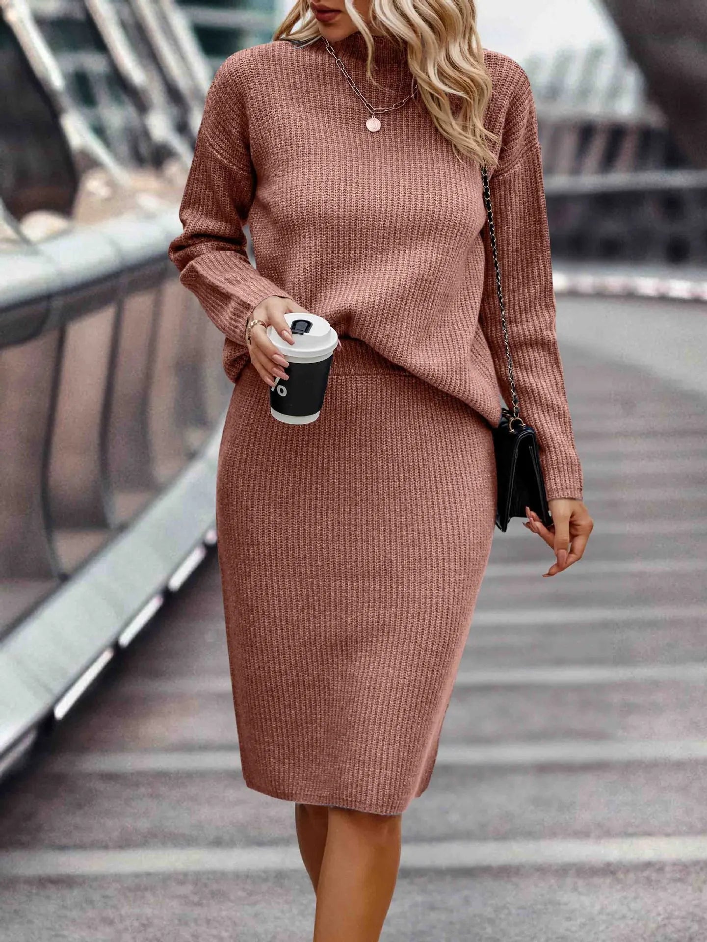 Matching Sweater and Skirt Set