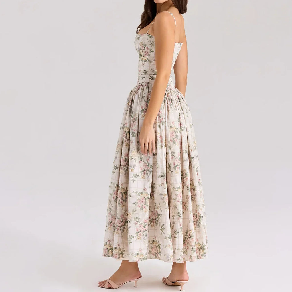 Olivietta's Floral Print Midi Sundress for Women - gallery