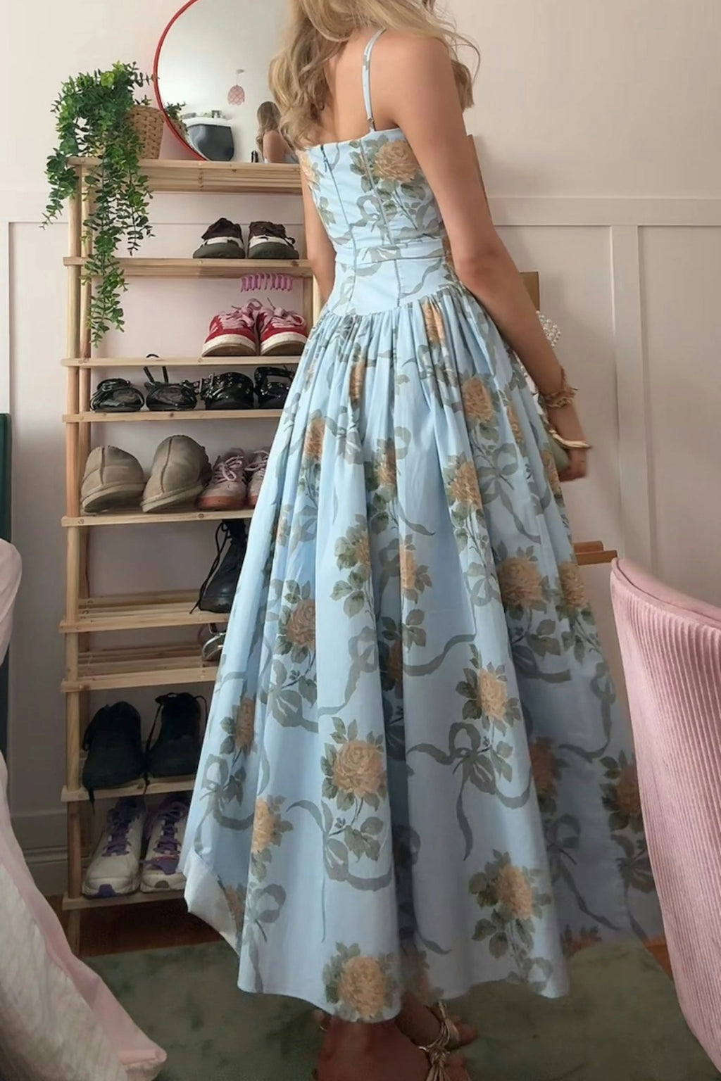 Olivietta's Floral Print Midi Sundress for Women - gallery