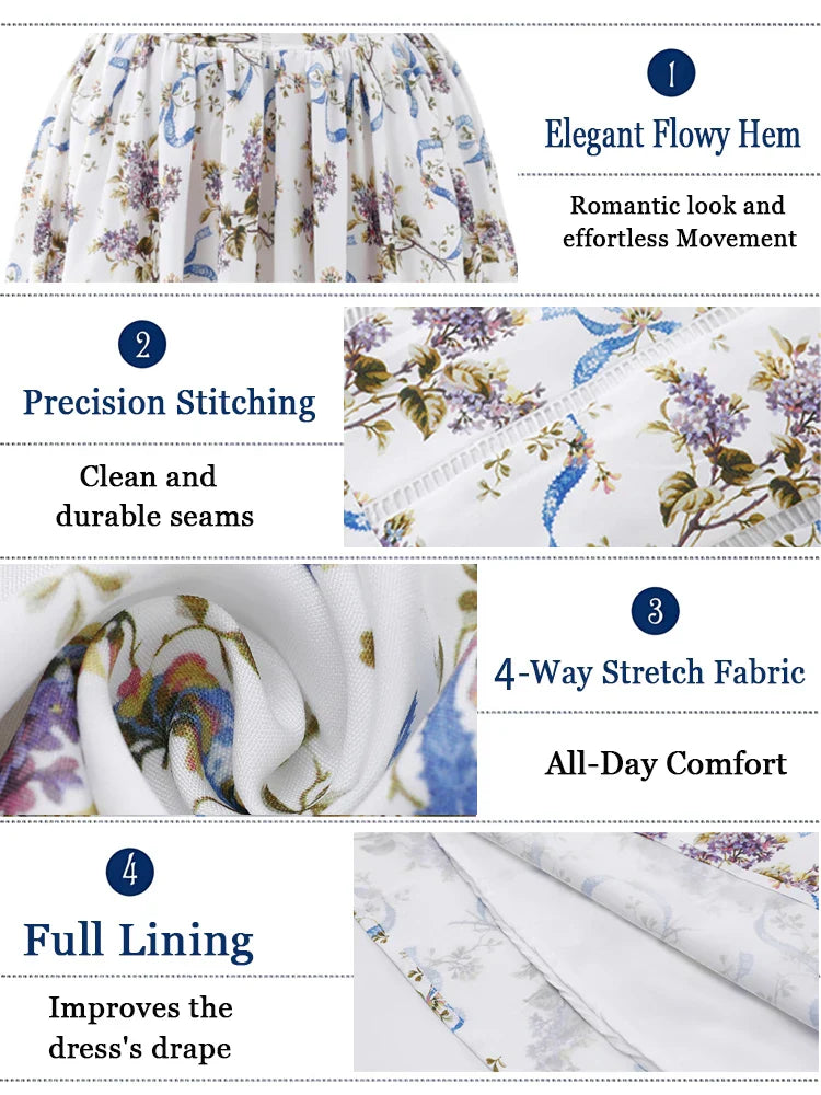 Olivietta's Floral Print Midi Sundress for Women - gallery