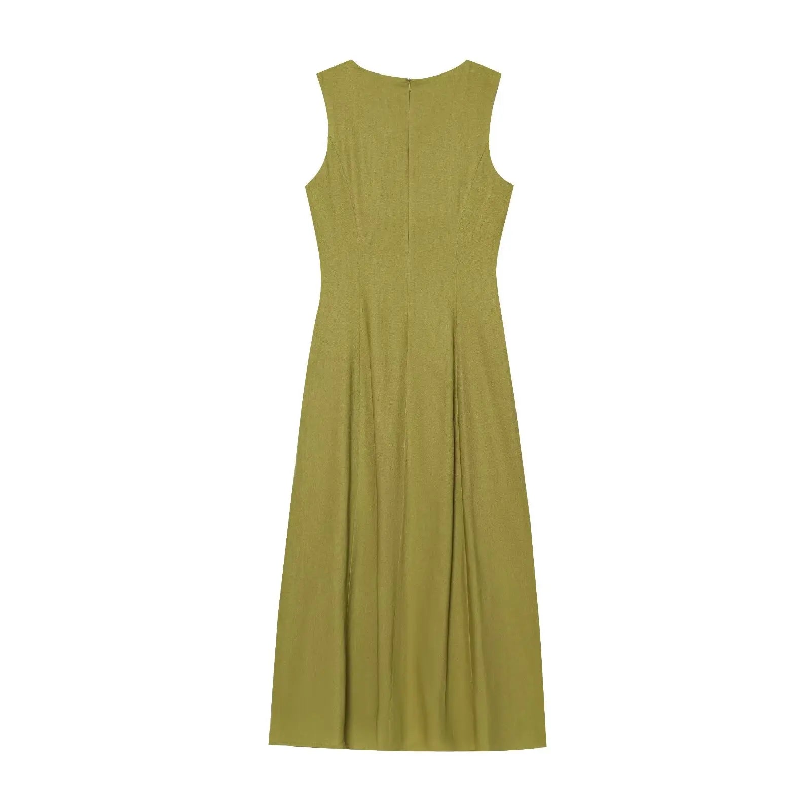 Square Neck Midi Dress for Women - gallery