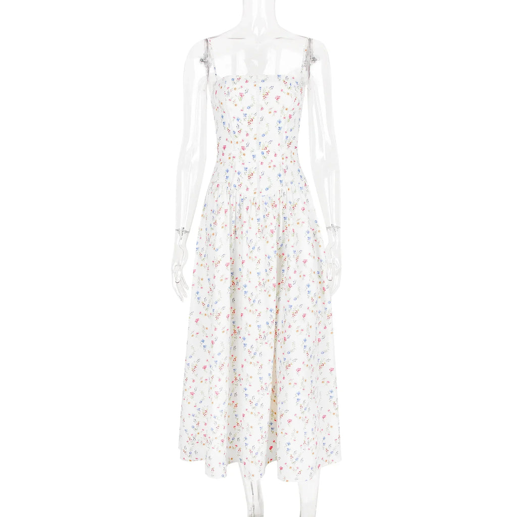 Olivietta's Floral Print Midi Sundress for Women - gallery