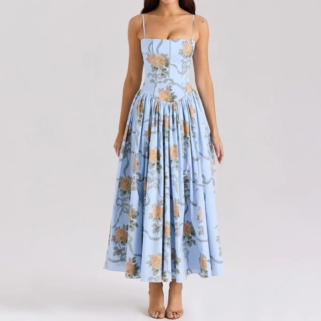 Olivietta's Floral Print Midi Sundress for Women - gallery