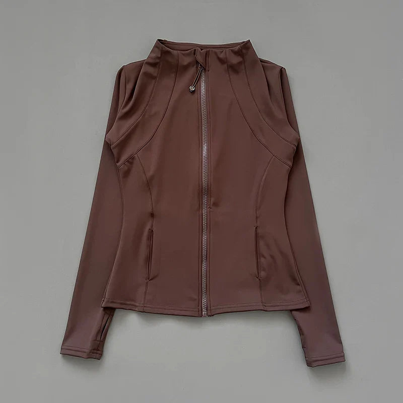 Activewear Apparel: Quick-Dry, Slim-Fit Fitness Jacket for Women - gallery