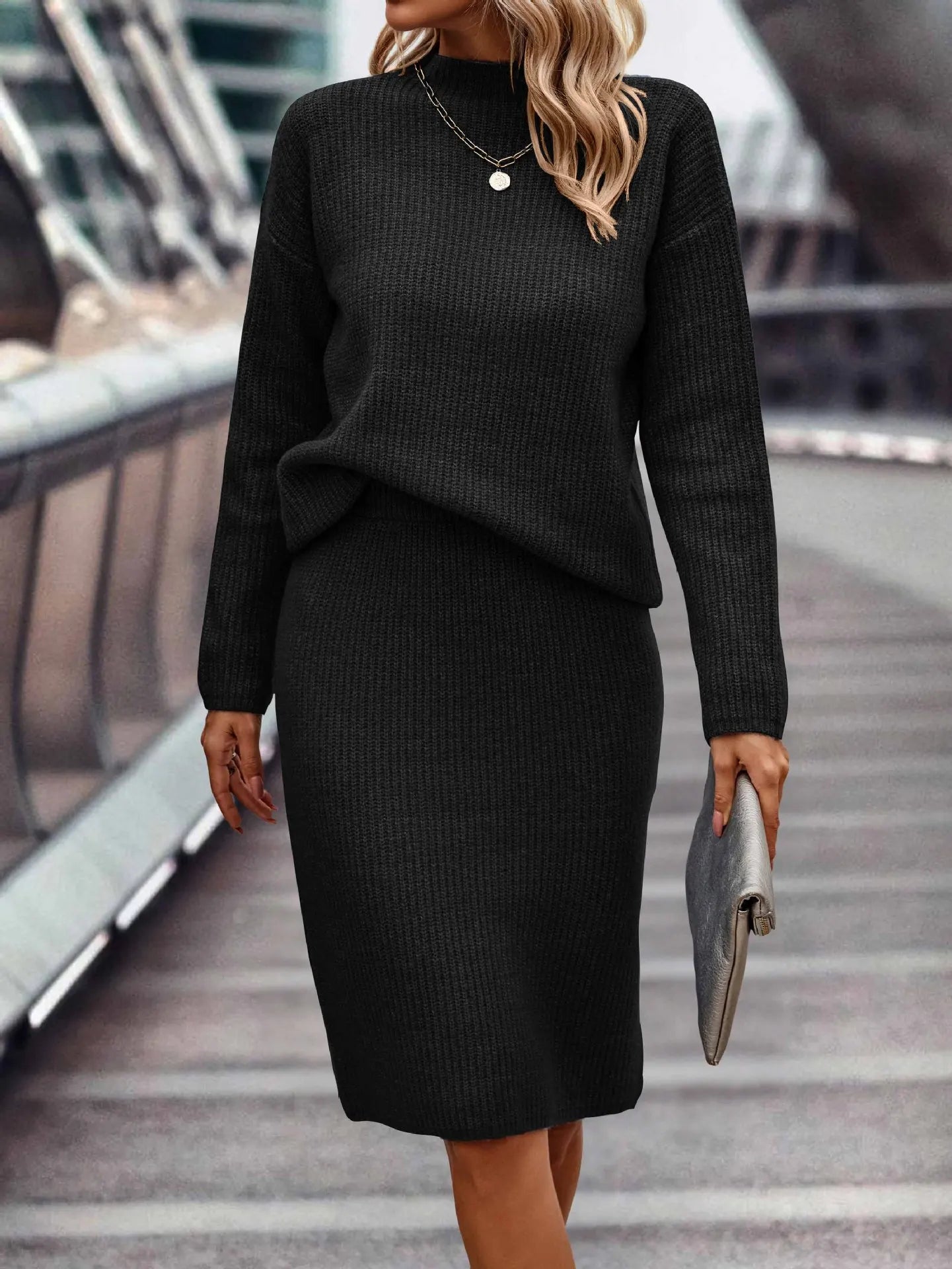 Matching Sweater and Skirt Set