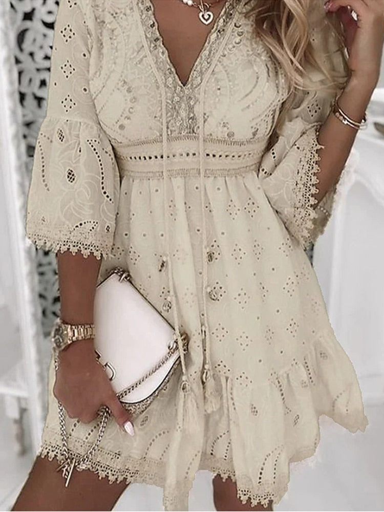 Bohemian Dress with Ibiza Vibes