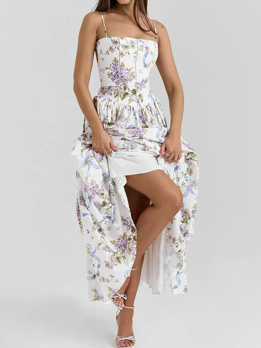 Olivietta's Floral Print Midi Sundress for Women - gallery