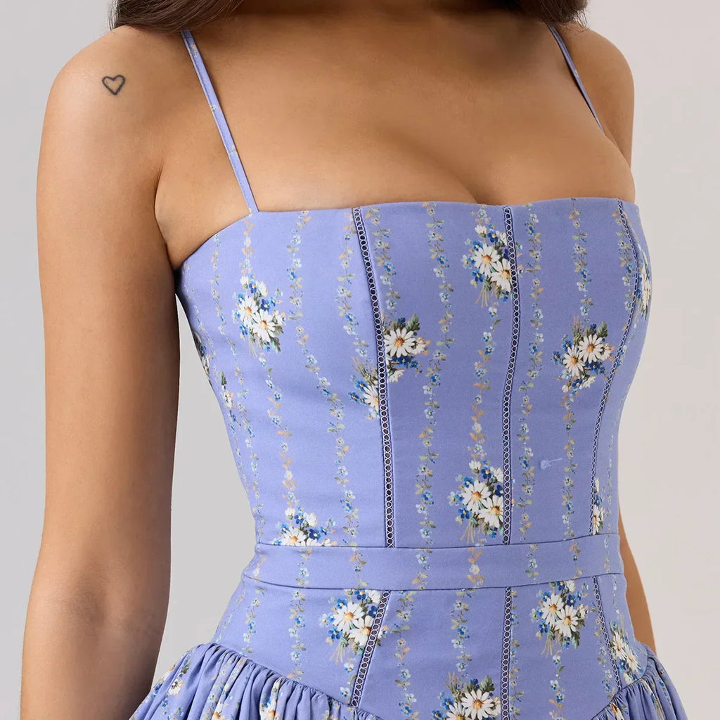 Olivietta's Floral Print Midi Sundress for Women - gallery