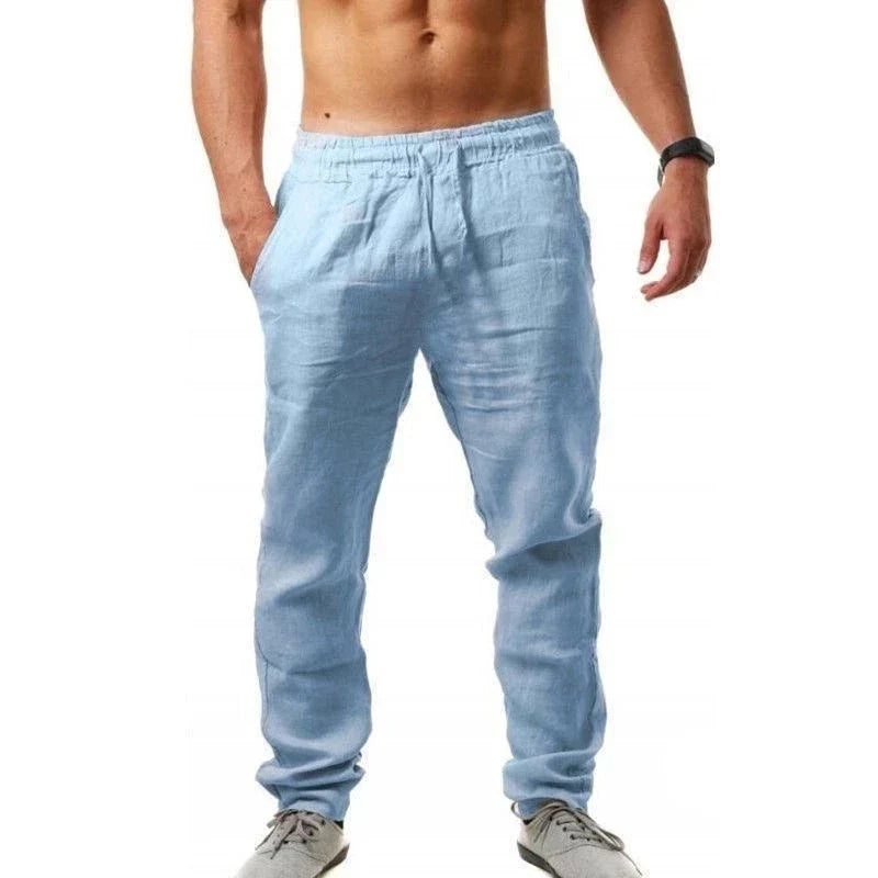 Cotton Linen Trousers for Men
