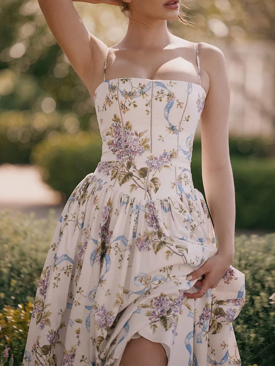 Olivietta's Floral Print Midi Sundress for Women - gallery