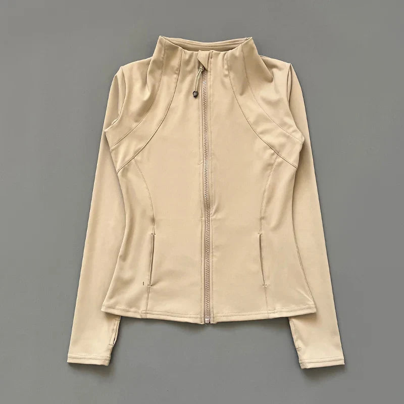 Activewear Apparel: Quick-Dry, Slim-Fit Fitness Jacket for Women - gallery