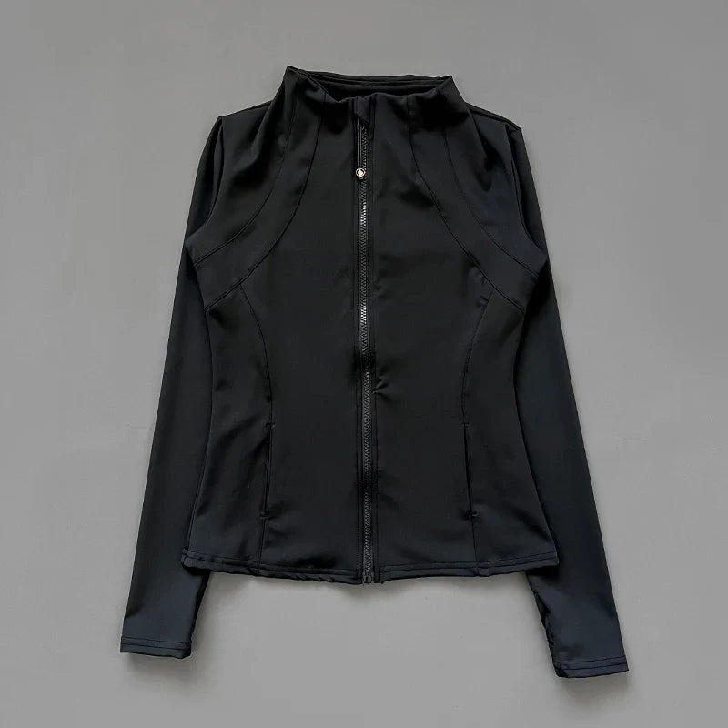 Activewear Apparel: Quick-Dry, Slim-Fit Fitness Jacket for Women - gallery