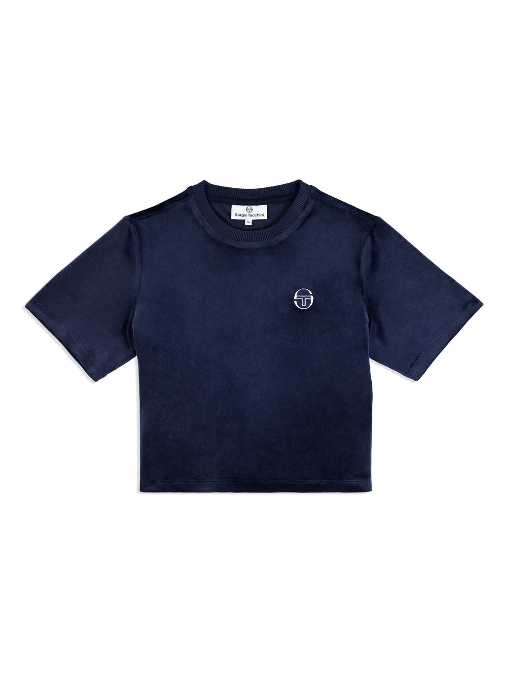 Adele Velour T-Shirt for Women — Sporty Design in Blue