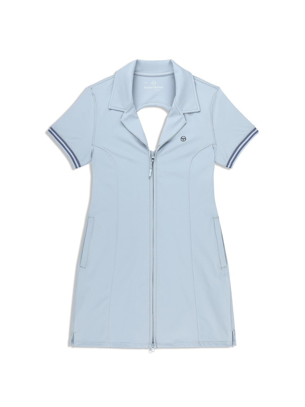 Performance Stretch Tennis Dress for Women — Cutout Back Princess Seams - gallery