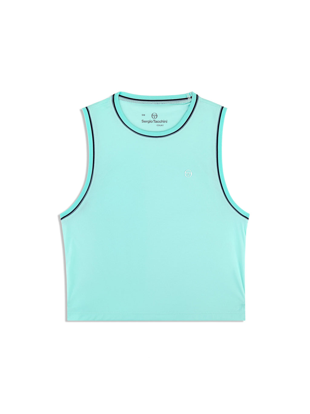 Performance Piqué Tank Top for Women — Court-Ready Double Piping - gallery
