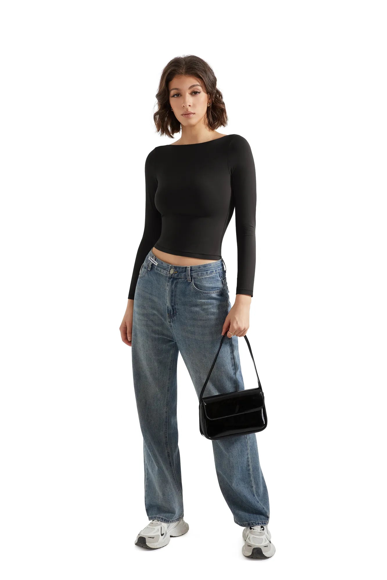 Buttery Soft Boat-Neck Long-Sleeve Shirt for Women - gallery